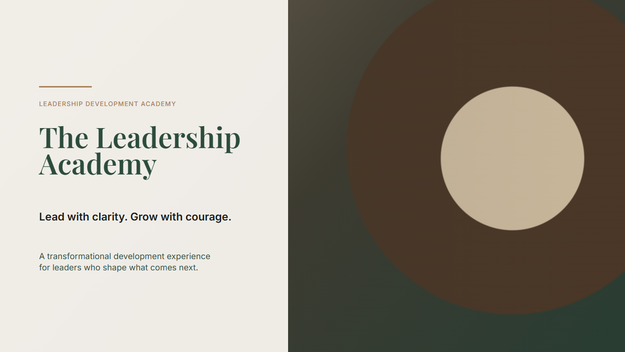 The Leadership Academy
